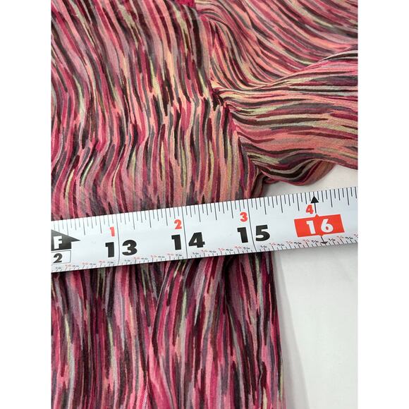 Ella Moss Dress Women XS 100% Silk Fairycore Event Romantic Boho Sheer Flowing - Picture 5 of 8